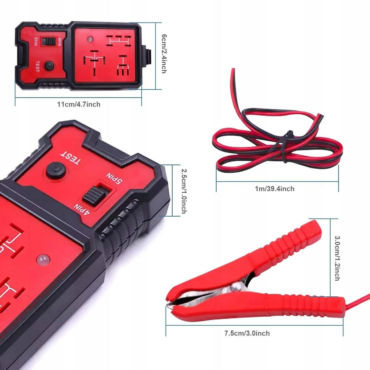 Pro Universal Car Relay Tester 12V Digital Display Brand no brand