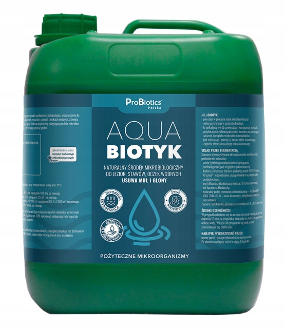 ProBiotics AQUABIOTICS removes silt and algae from a 5L pond