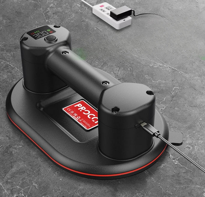 Procci Cordless Lift Suction Cup LCD 24cm for Glass Plates 300kg Manufacturer code PLXP027