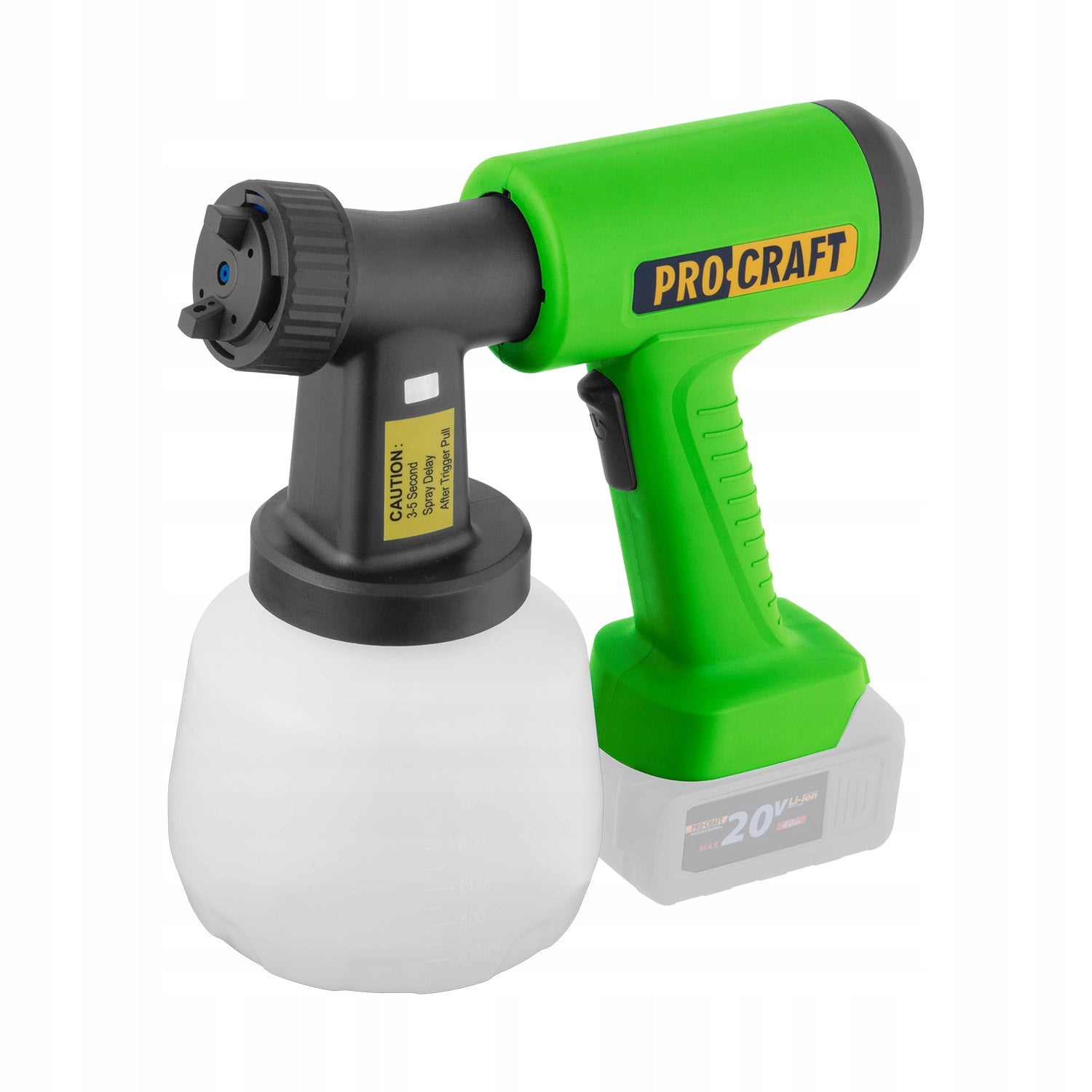 Procraft PSE22 Spray Gun with Blower Function 20V 0Ah Brushless Packaging status original