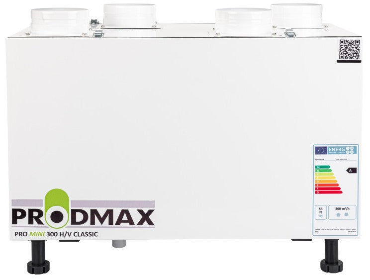 Prodmax recuperator ventilation unit Pro Mini 300V/H Manufacturer code Pro Mini 300 V