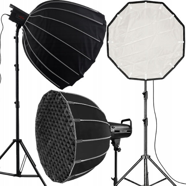Professional 150W LED Photo Lamp with 90cm Softbox, 210cm Tripod