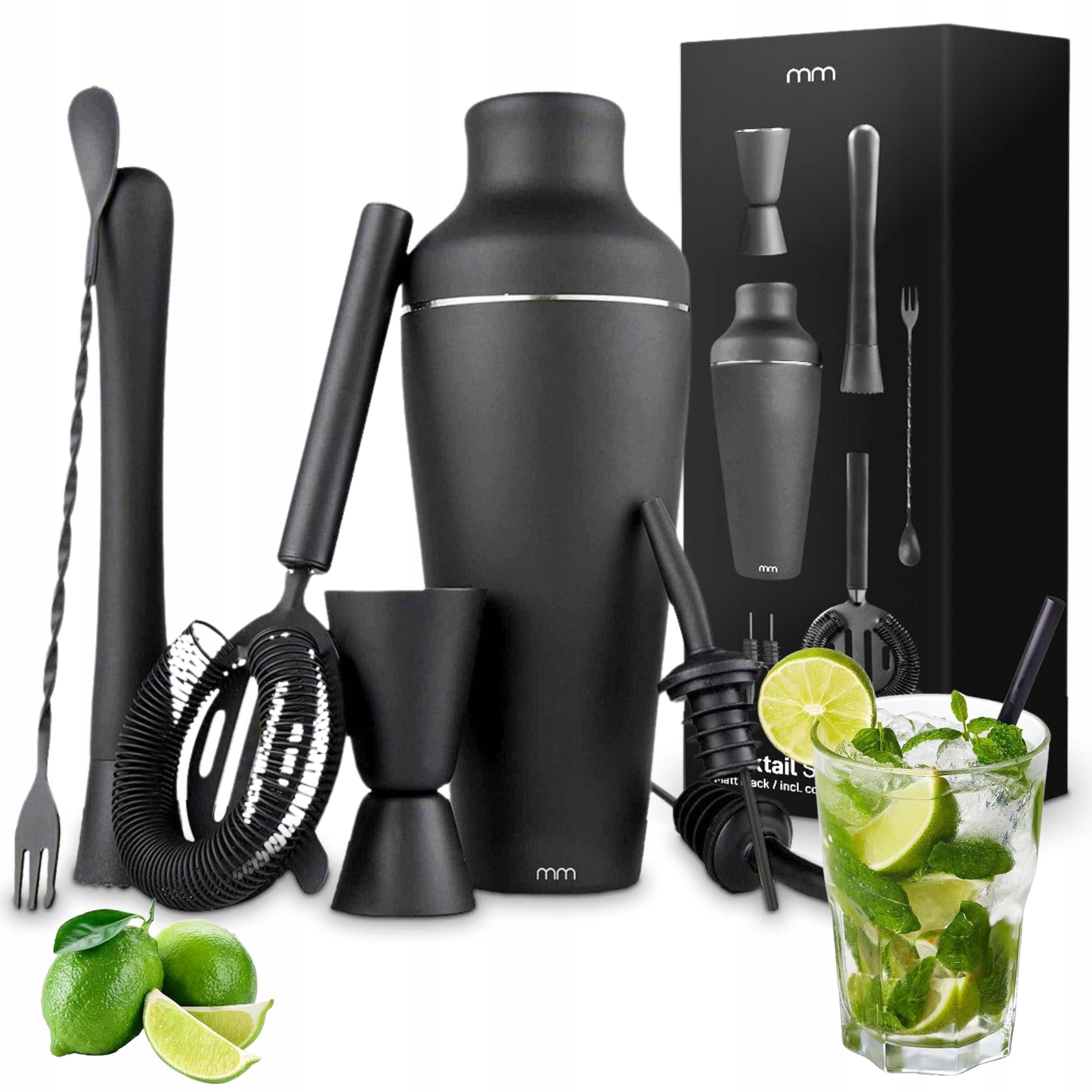 Professional 8 el Drink Making Bartending Set for Gift + Freebie