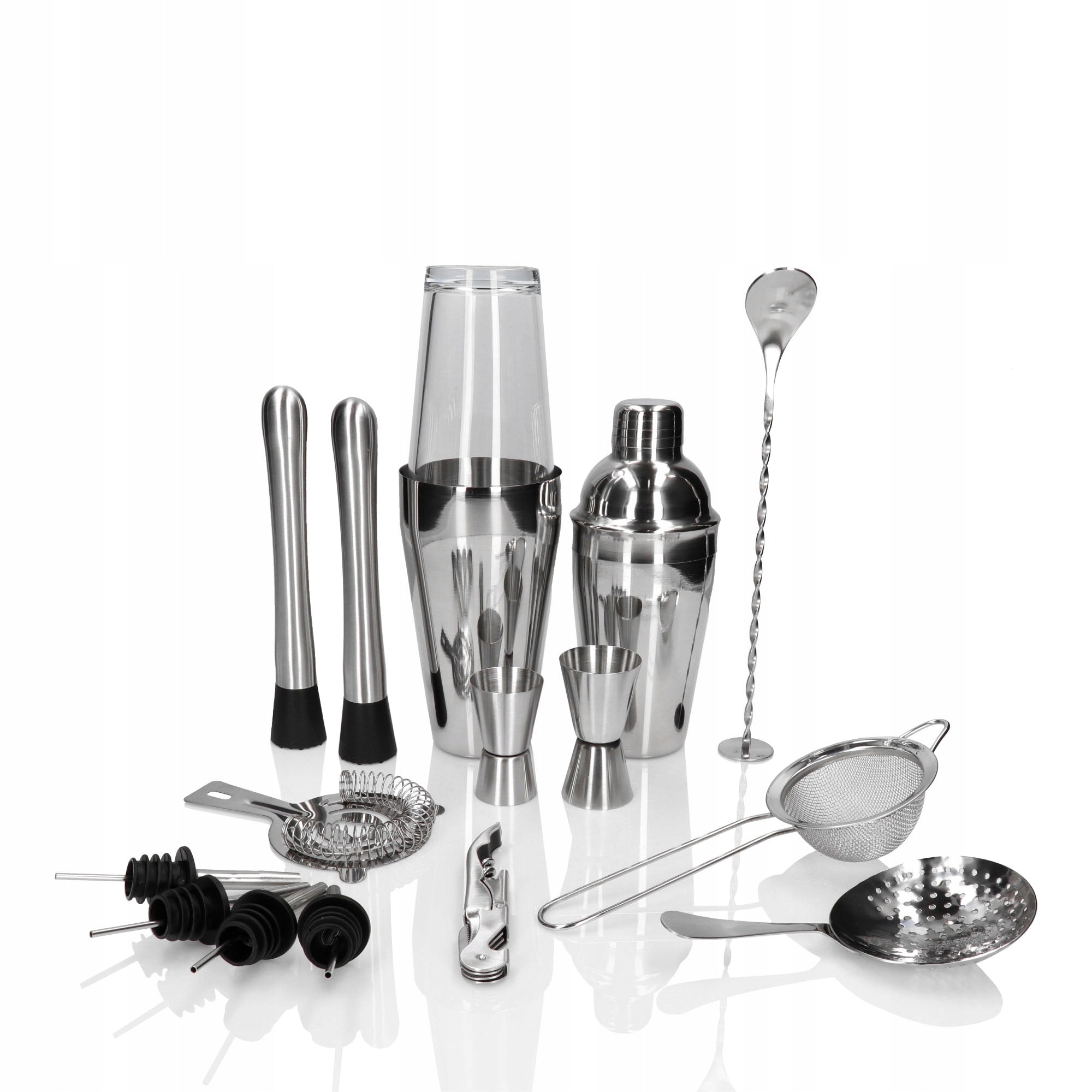 Professional Bartending Set for Drinks 18 el. Boston Shaker Silver Manufacturer code 5908280701288