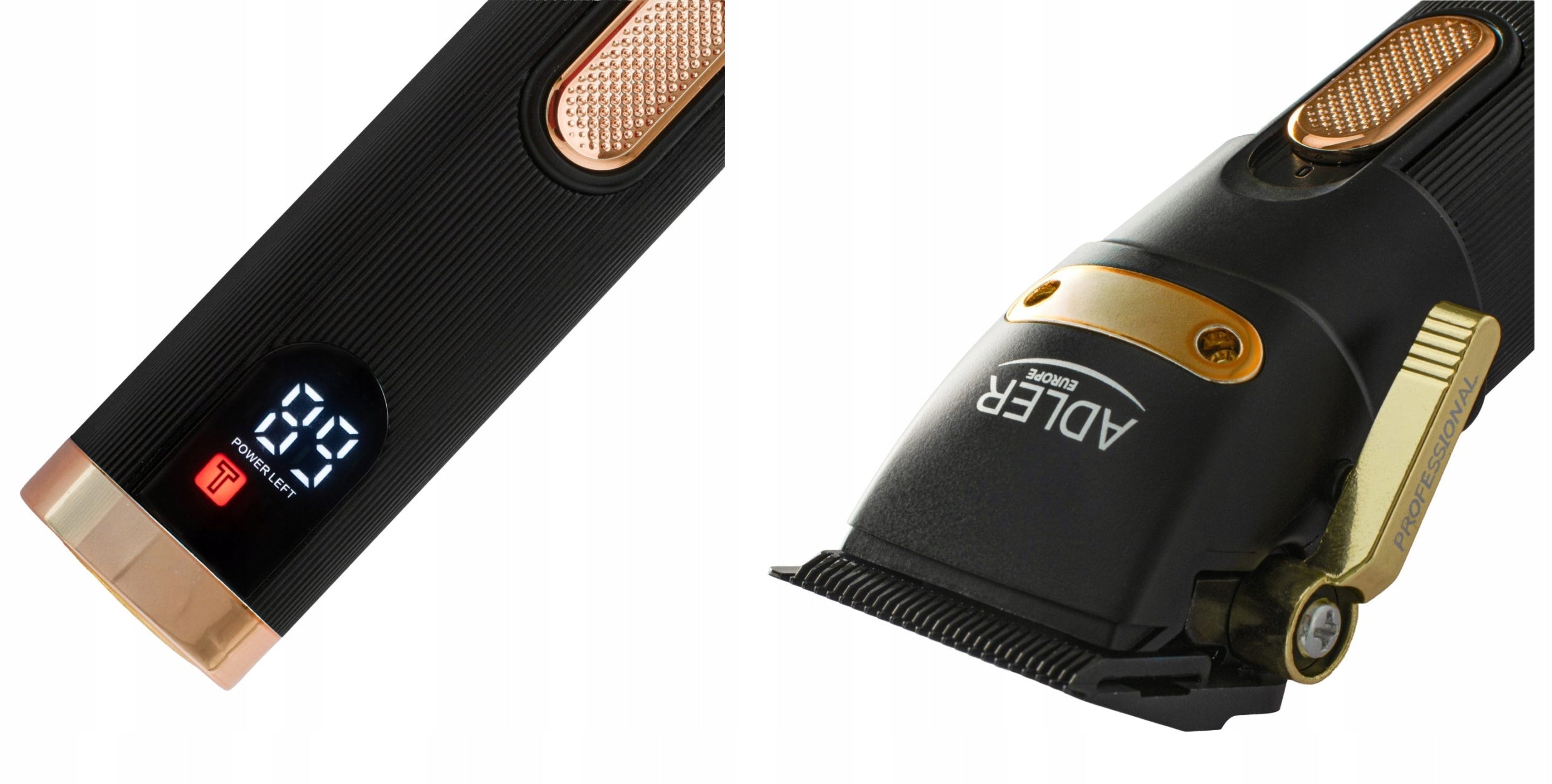 Professional Beard Hair Clipper Powerful LCD Rechargeable Battery Packaging status original