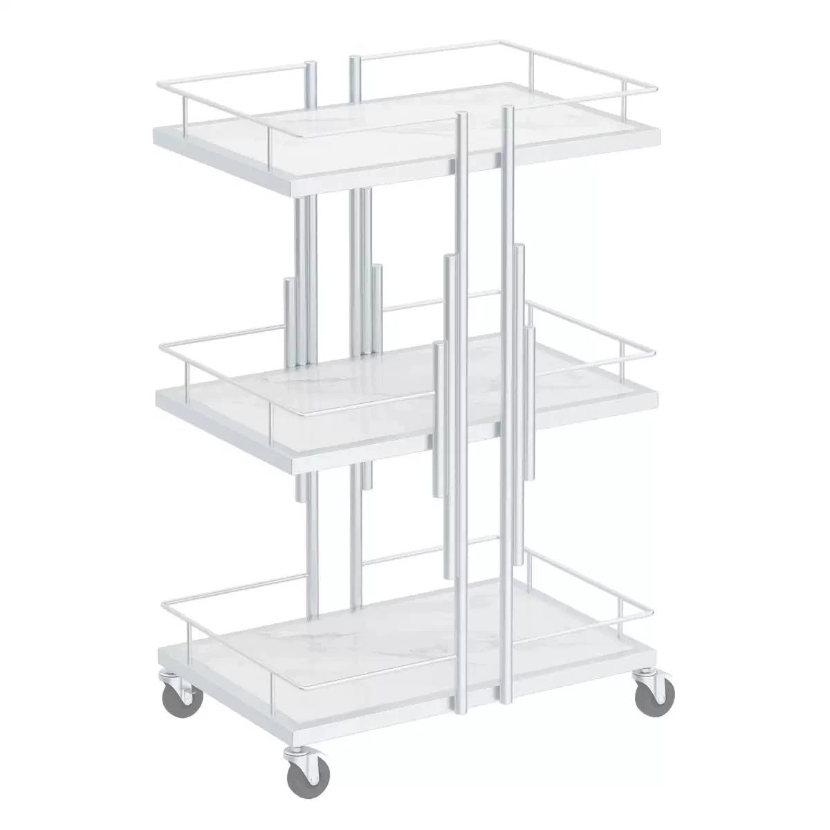 Professional Cosmetic Trolley / Mobile Assistant - White