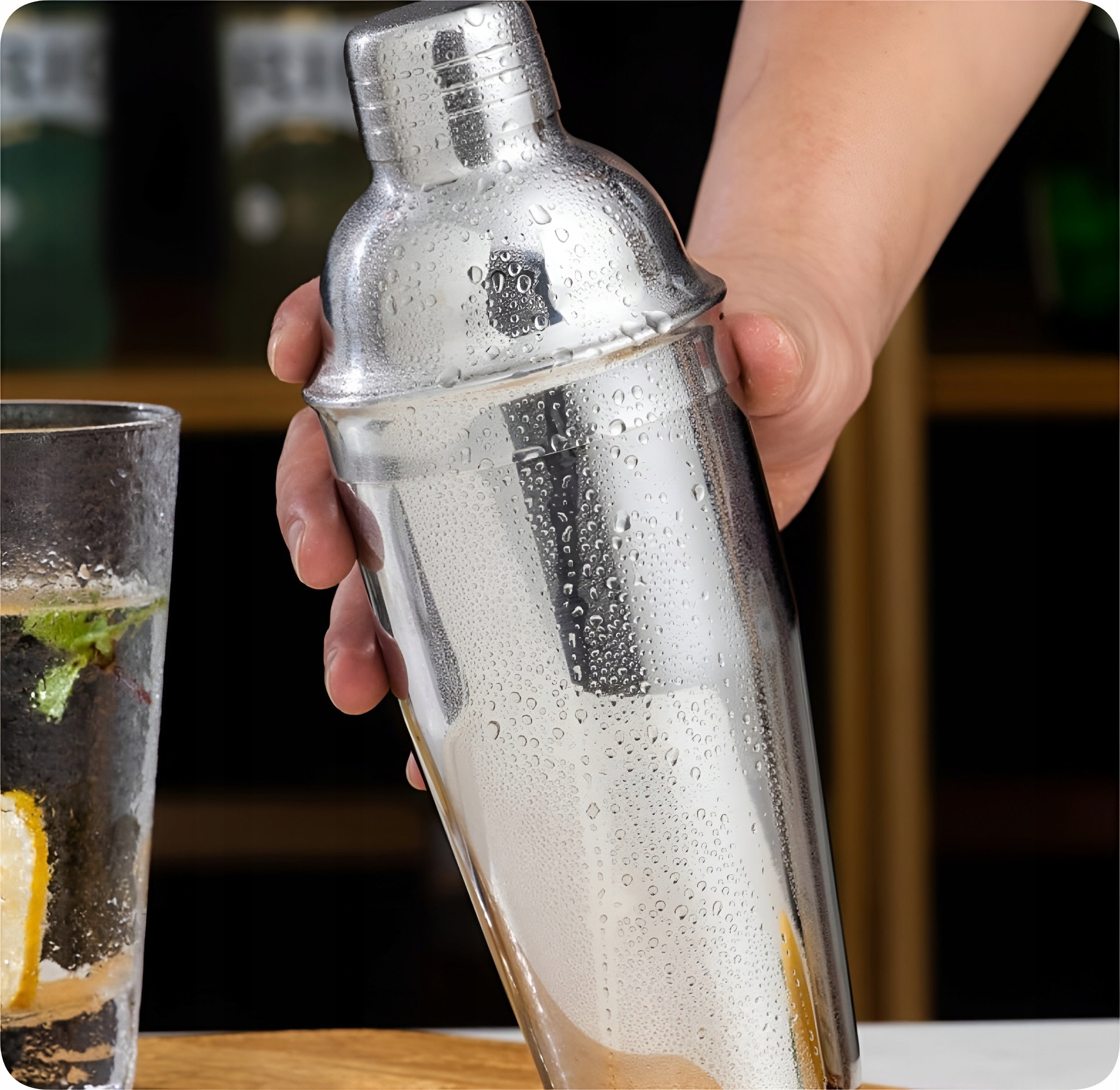 Professional Drink Bartending Set Shaker 23 Elements FOR GIFT Manufacturer code DRINKÓW SHAKER 23 ELEMENTY + GRATIS