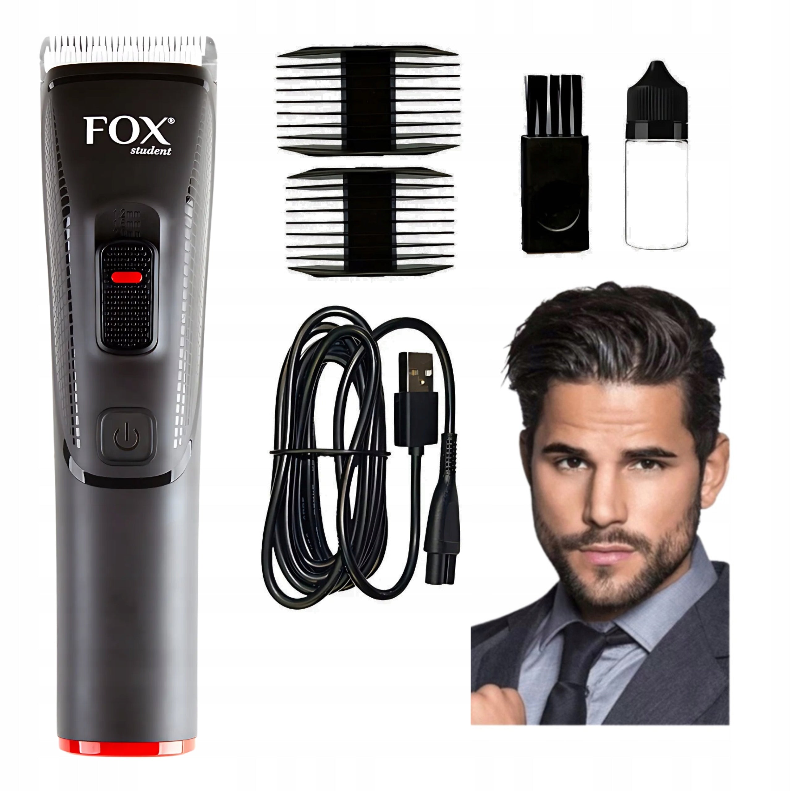 Professional Hair Clipper Fox Student Wireless