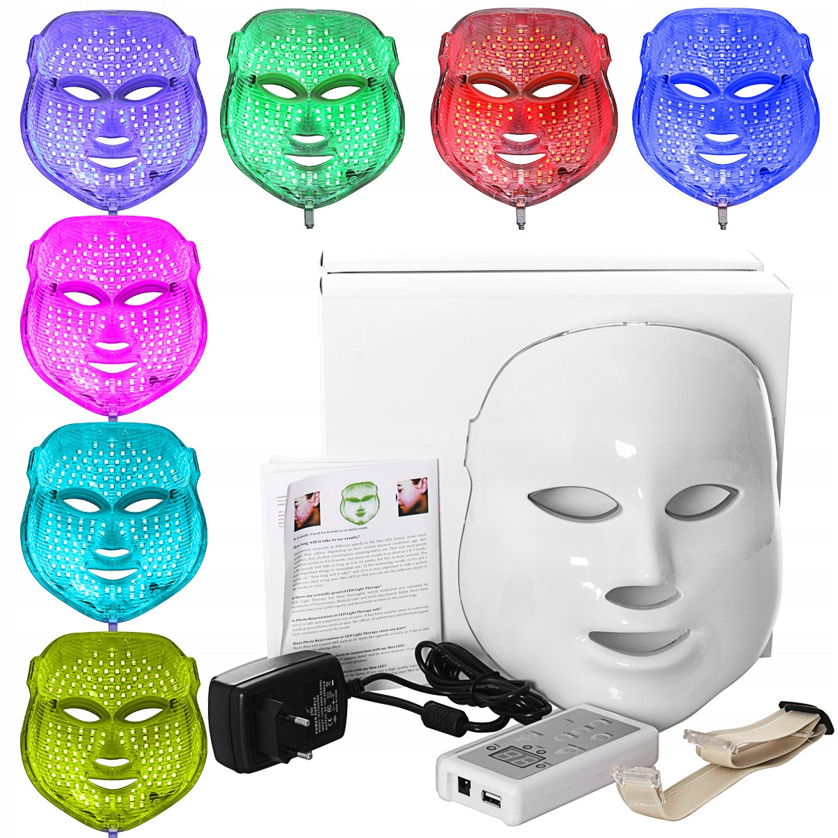 Professional Led Mask 7 Colors Photon Therapy