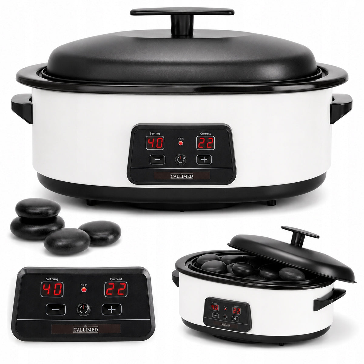 Professional Massage Stone Heater 6l 750w Temperature Control