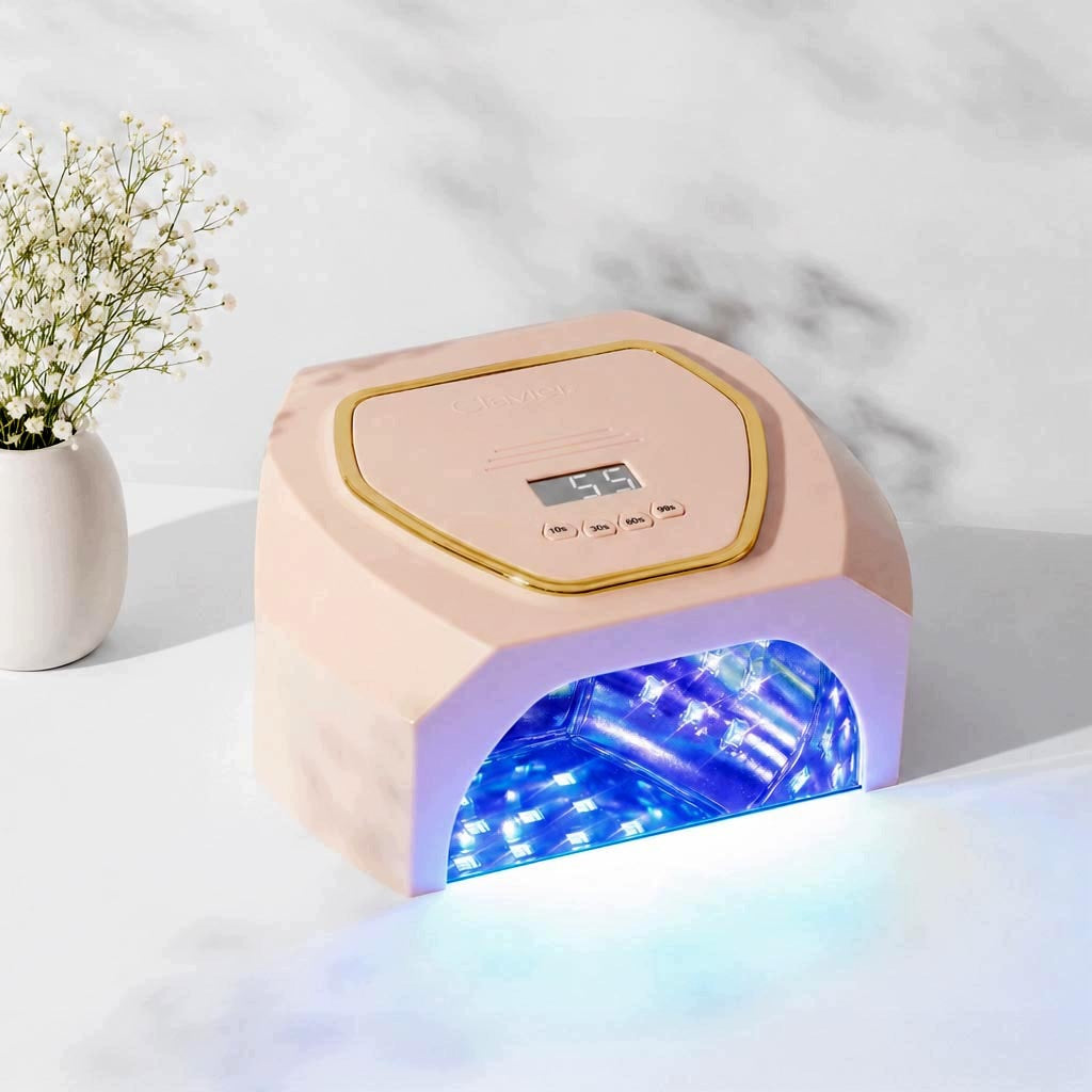 Professional Nail Lamp Hybrids Clavier UV/LED 268W - Powder Pink Packaging status original