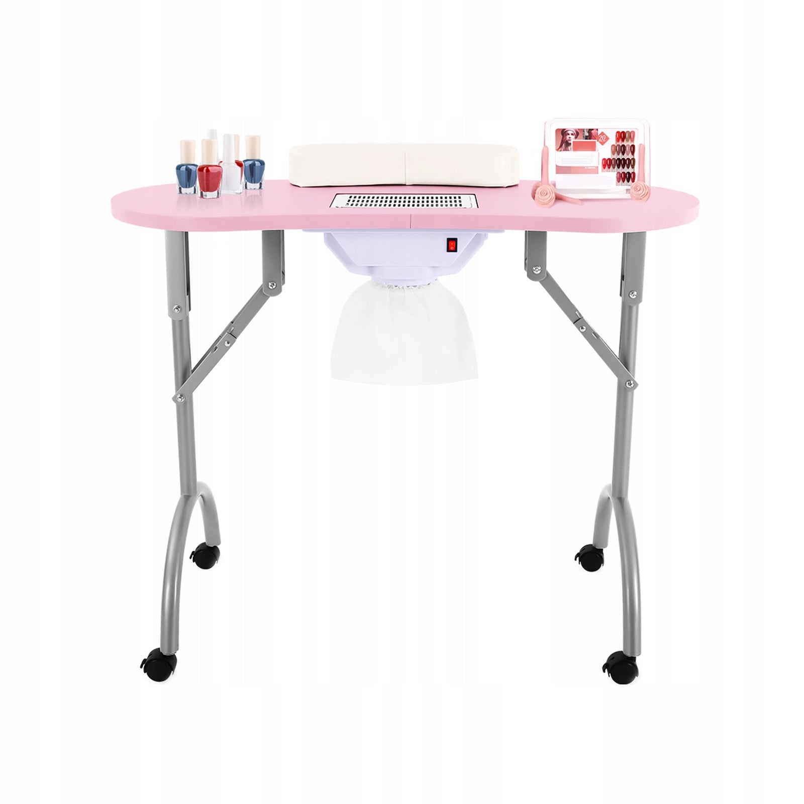Professional Nail Table with Built In Dust Collector Vacuum System 5.5W