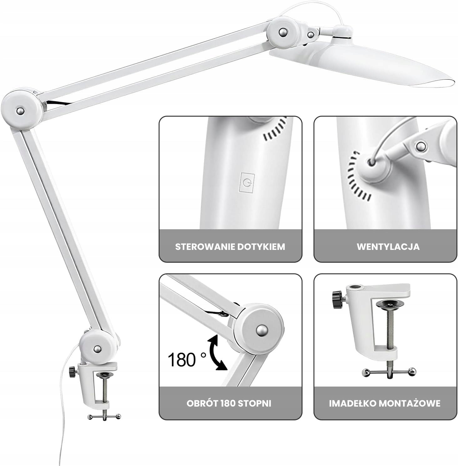 Professional Service Workshop Lamp Cosmetic LED 24W CLIP Manufacturer code BSBSL-01