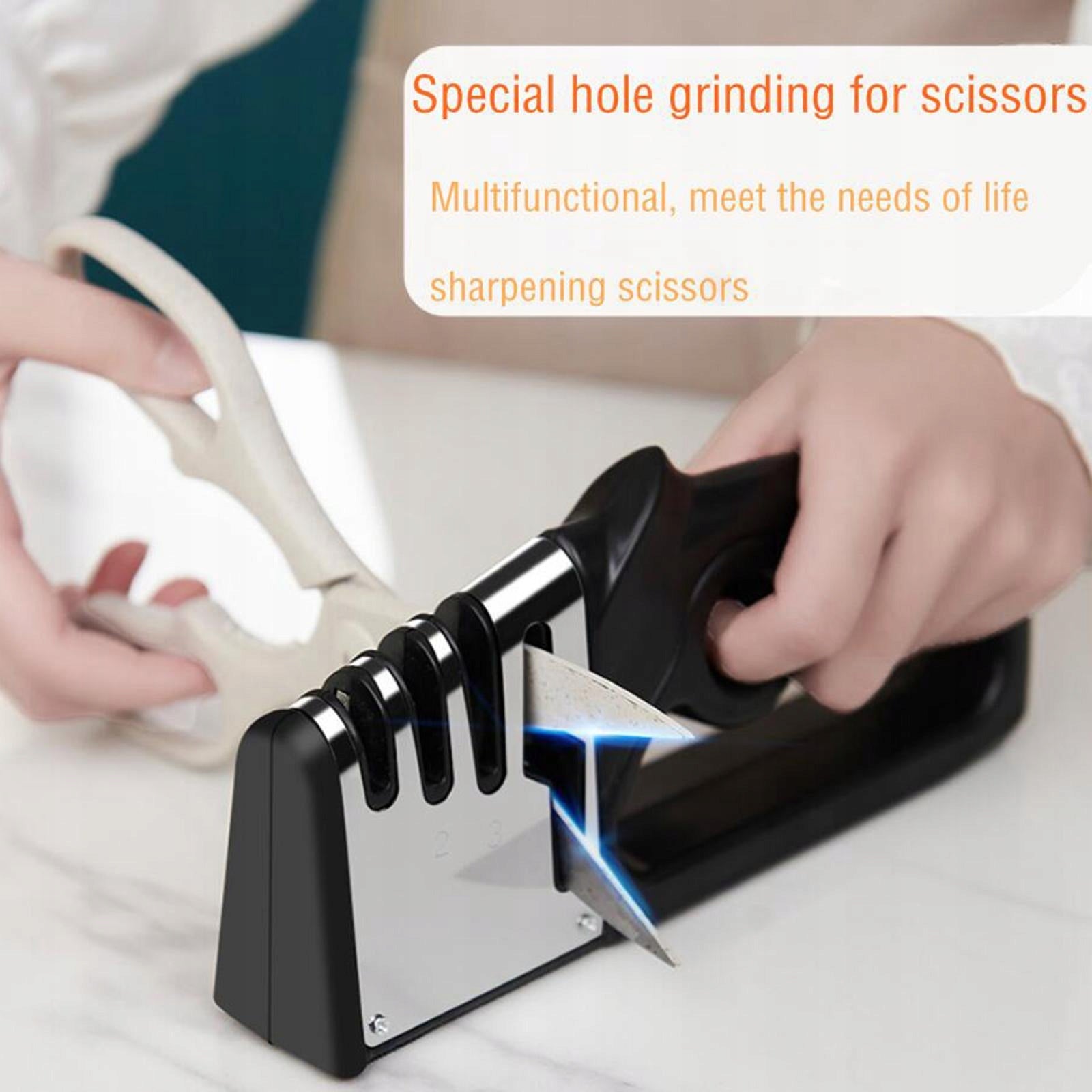 Professional Sharpener, 4 Stage Kitchen Sharpener for Scissors, Ceramic and EAN (GTIN) 0782259071832