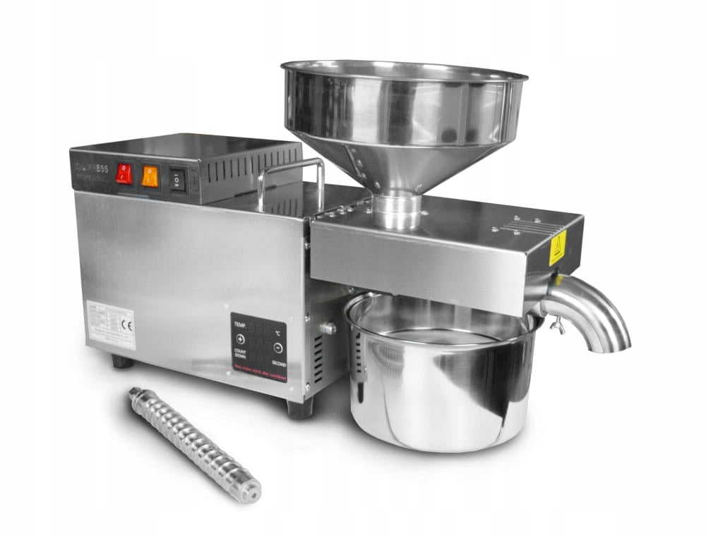 Professional Stainless Steel Oil Press 8 - 13 kg/h Manufacturer code prasa