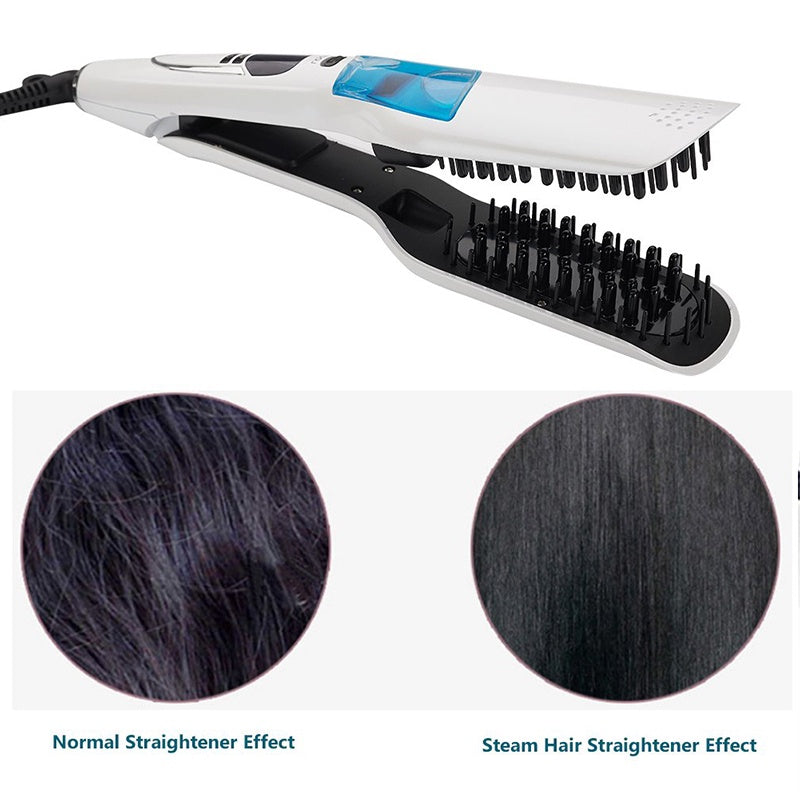 Professional Steam Hair Straightener Moisturizing Irons for Model Steam Hair Straightener