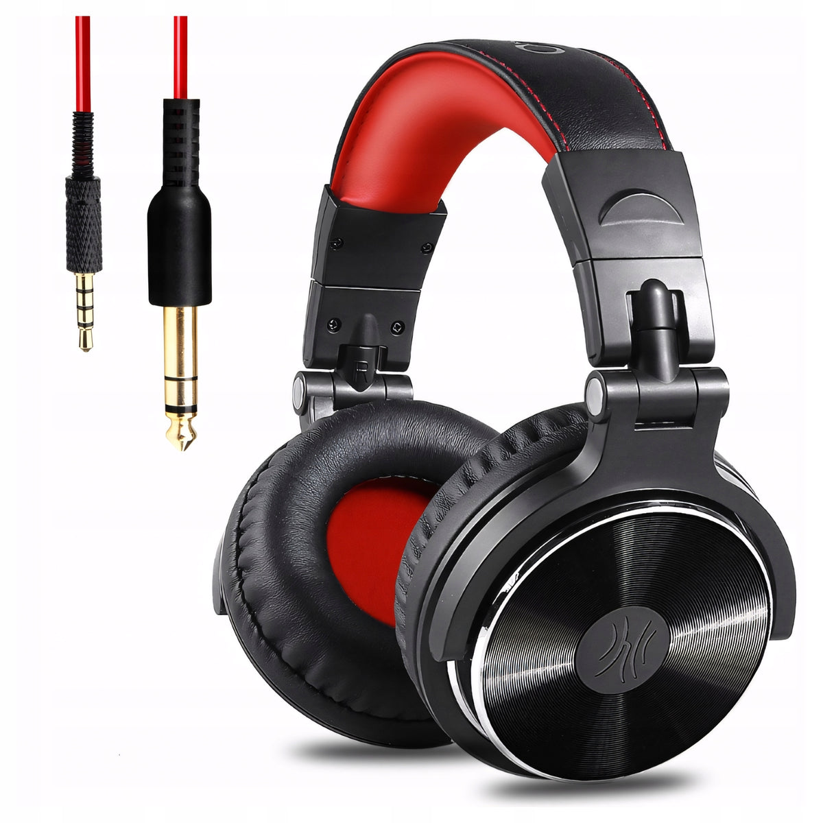 Professional Studio Headphones OneOdio Pro10 Folding Wired Red
