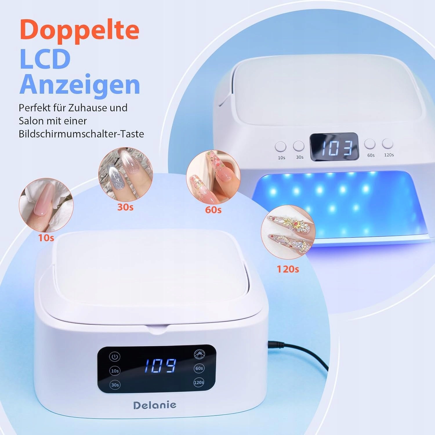 Professional UV LED Lamp 120W for Nail 71 Diode Delanie L3 Manufacturer code Mocna Lampa UV LED 71 Diod Delanie L3