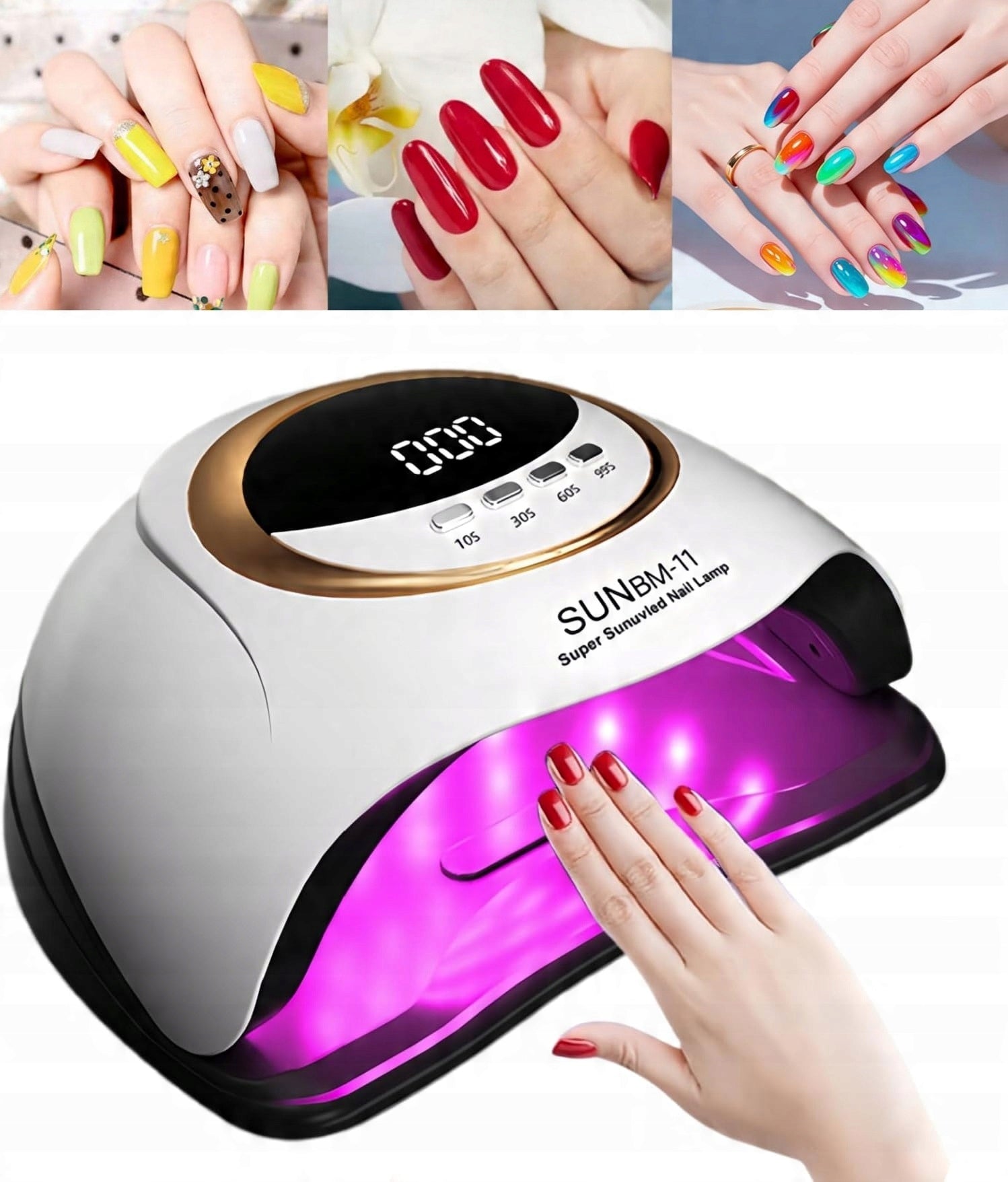 Professional UV LED Nail Lamp Hybrid Gel Hybrid 280Wat 66LED SUN