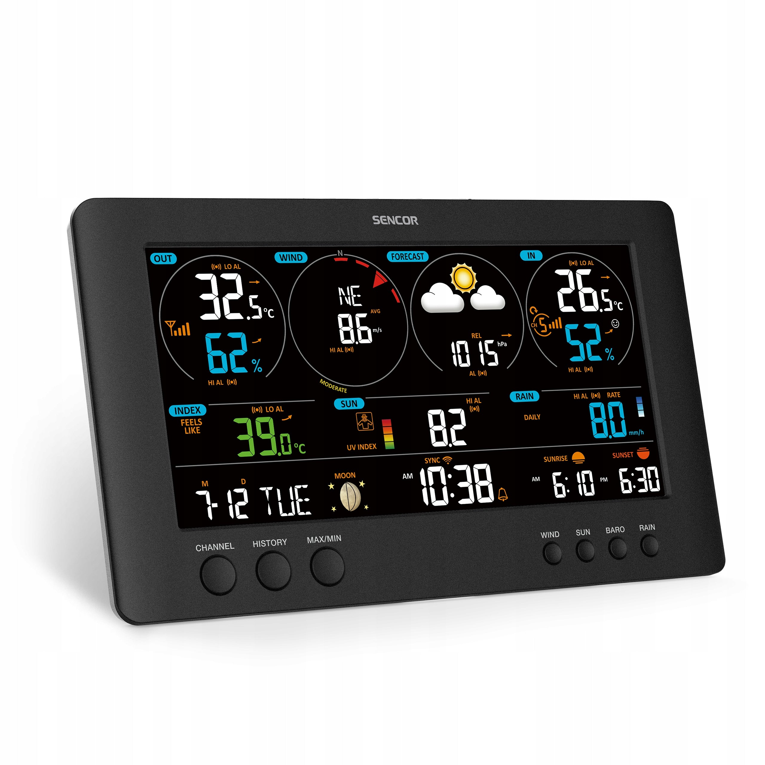 Professional Weather Station WiFi Sencor SWS 12500 Brand Sencor