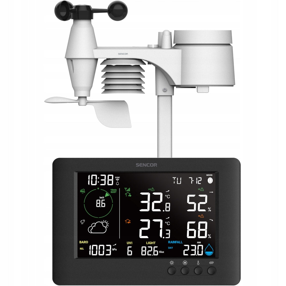 Professional Weather Station meteo WiFi SENCOR SWS 10500 Barometer EAN (GTIN) 8590669385461