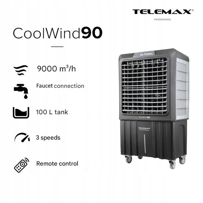 Professional evaporative air conditioner Telemax CoolWind90 100L Brand no brand
