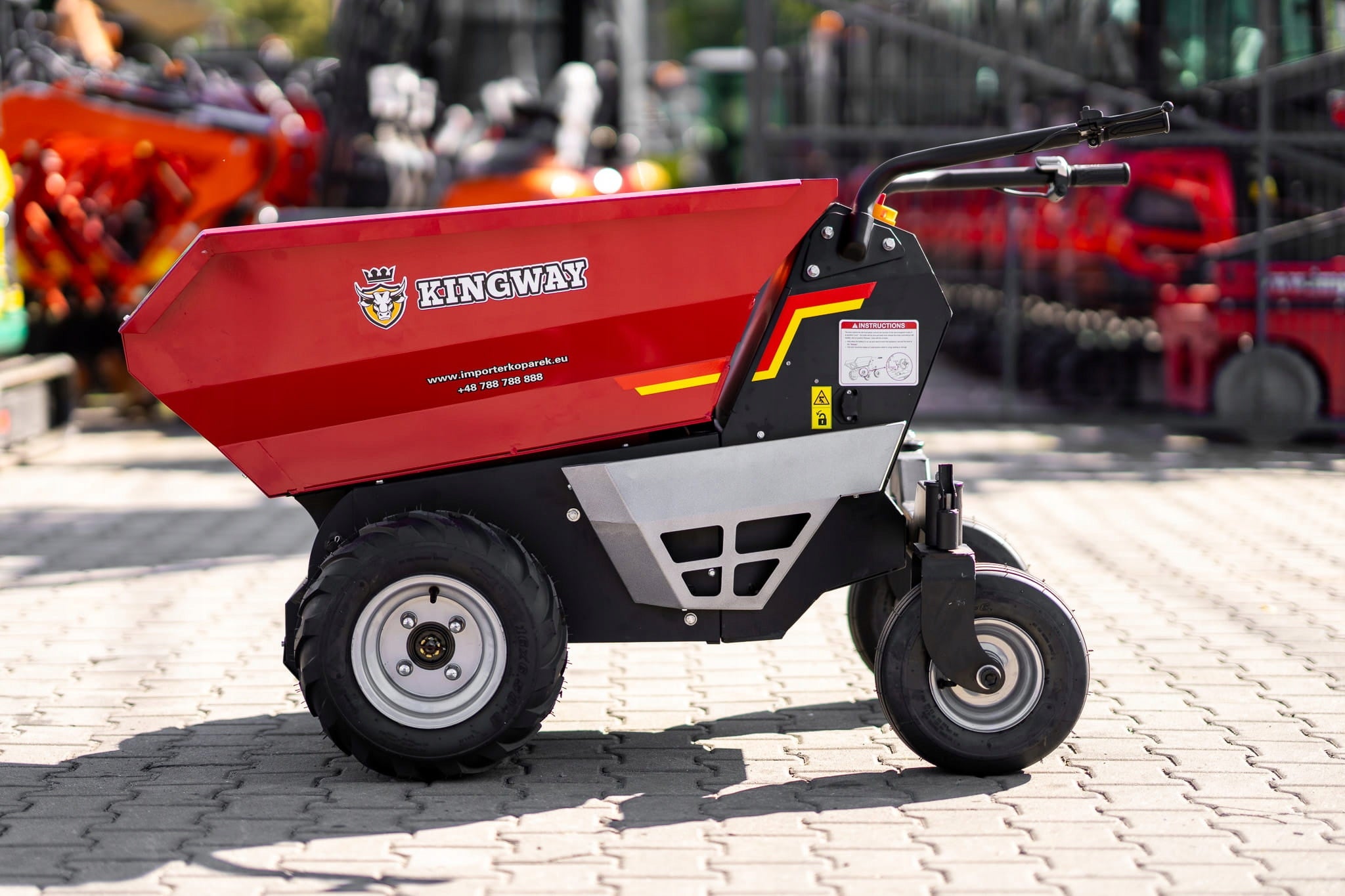 Professional wheelchair Electric wheelbarrow KINGWAY 1000W 500KG Brand Kingway