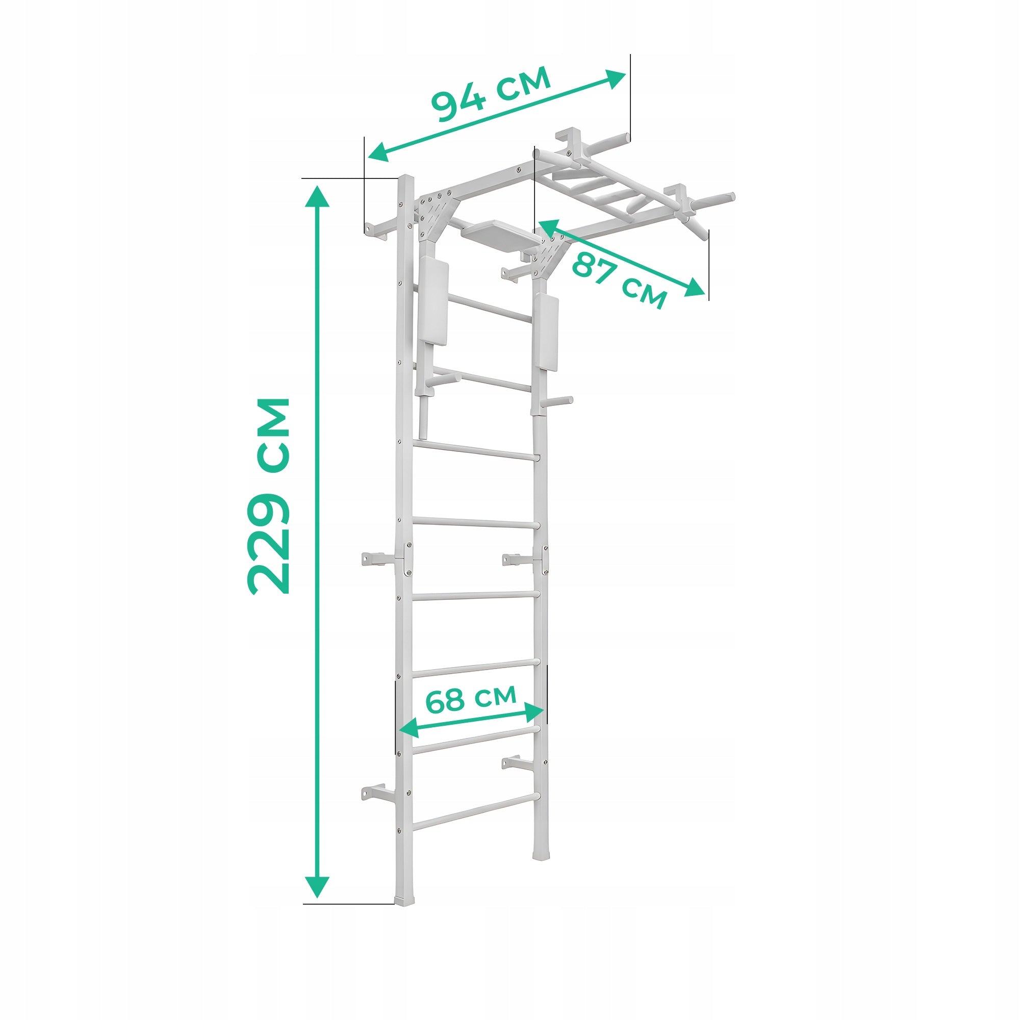 Profi Gymnastics Ladder - Silver Brand Małpiszon