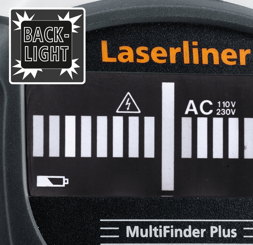 Profile cable detector Metal pipe detector Laserliner 080.965A Batteries included yes