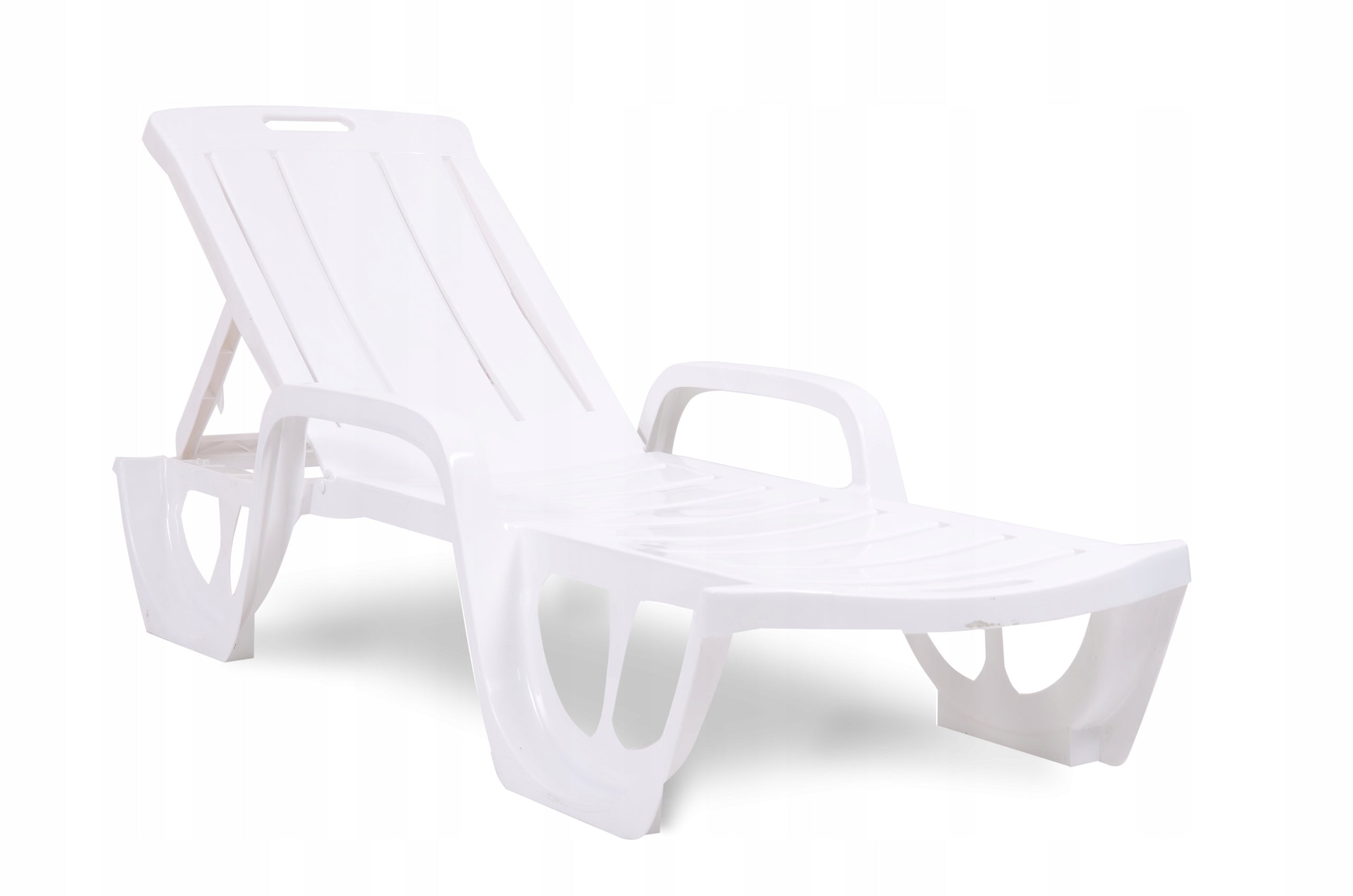 Profiled pool couch FLORIDA white SPA