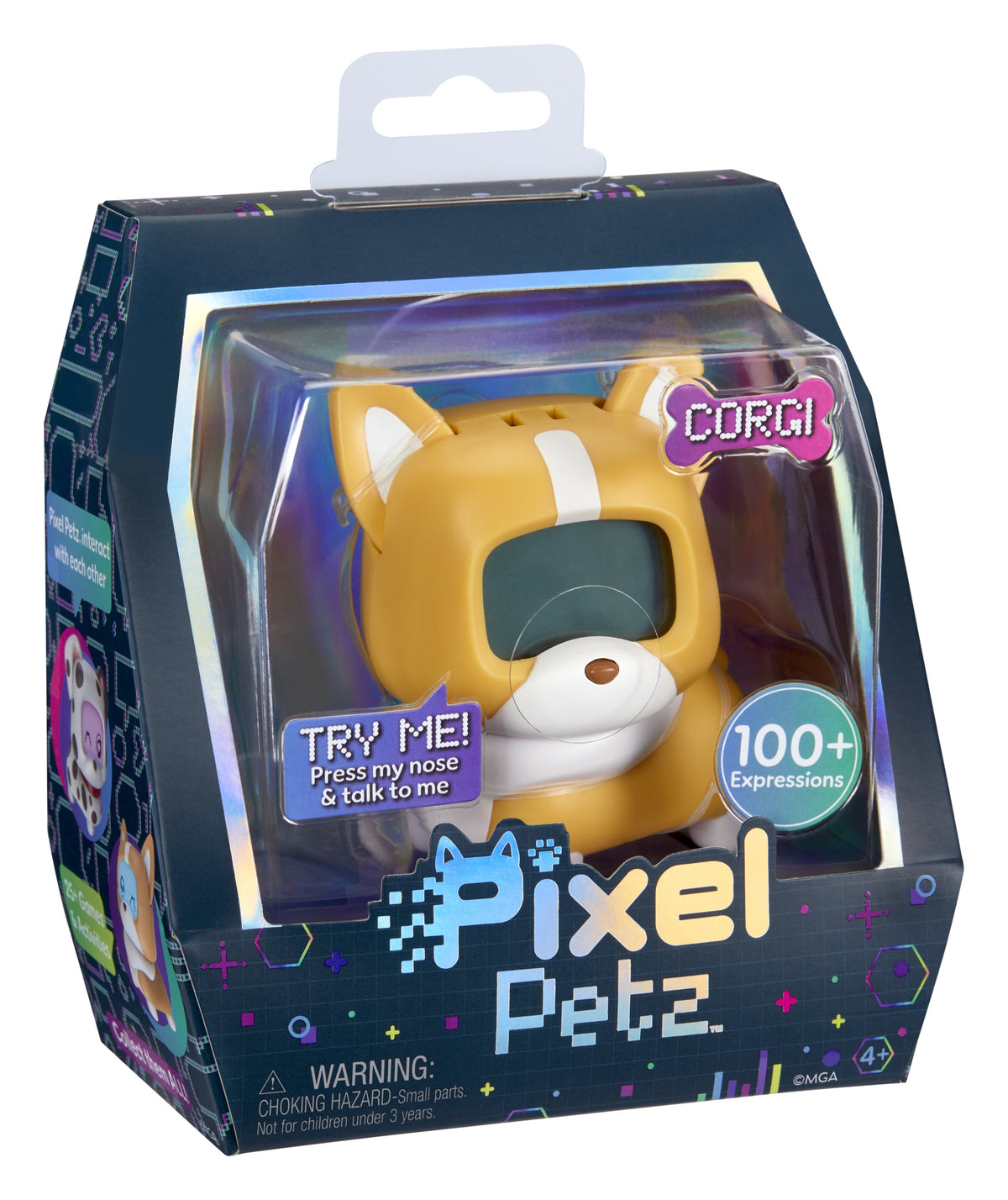 Programming robot MGA Pixel Petz Corgi beige plastic
