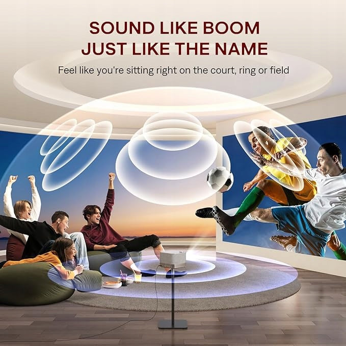 Projector AURZEN F503 BOOM3 300" WiFi BT FULL HD 1920 x 1080 HDMI NETFLIX Model F503