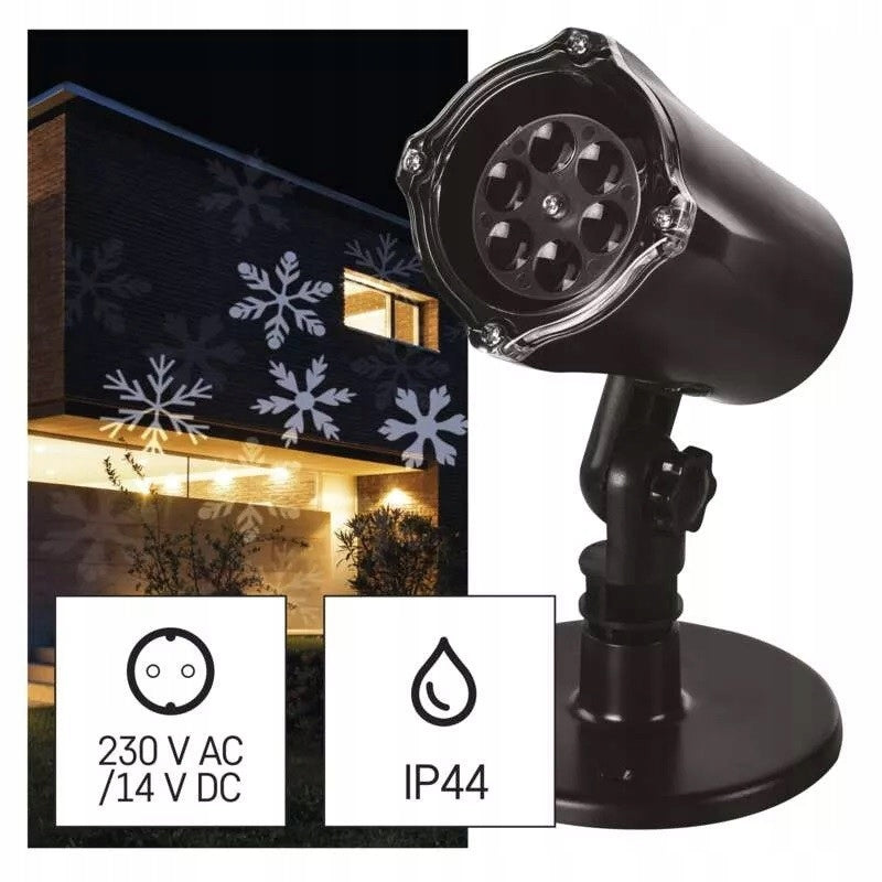 Projector LED snowflakes rotating light EMOS Manufacturer code DCPC02