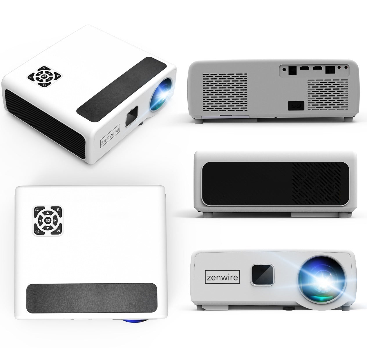 Projector Portable LED Built-in Speaker for Home Theater WiFi Manufacturer code Projektor Full HD 4K WiFi SMART TV BLUETOOTH