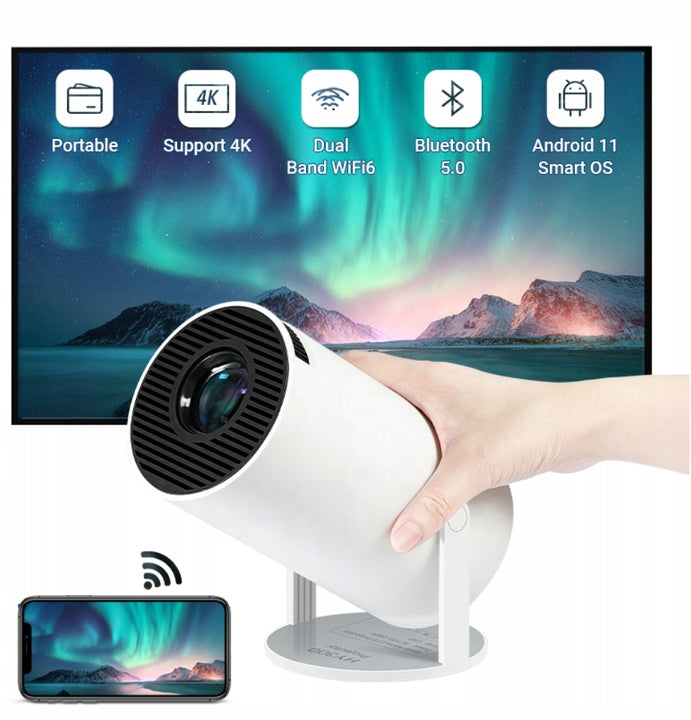 Projector Portable Projector Ultra HD WI-FI ANDROID HOME CINEMA Manufacturer code 5907339790150