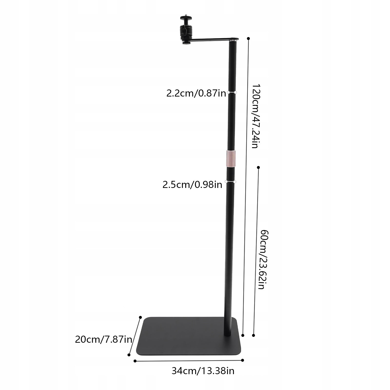 Projector Stand 360° Swivel Projector Mount Adjustable Height 60-120cm Packaging status original