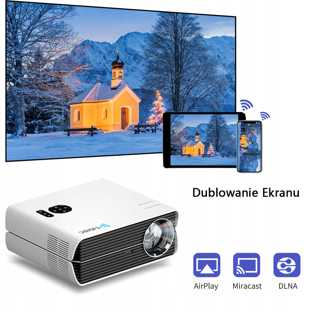 Projector TROISC GAMMA 10000 Lumens FULL HD 1080P WIFI Bluetooth Manufacturer code TROISC-GAMMA-A