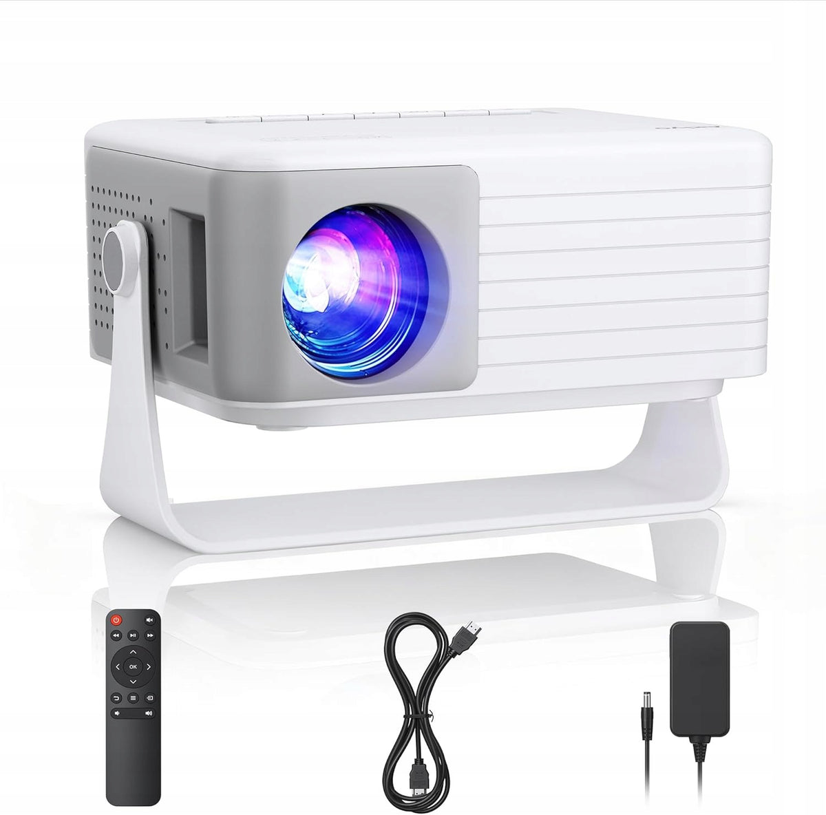 Projector projector, wireless Bluetooth, Full HD 1080p, 12000 l AKIYO O1