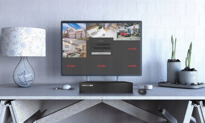 Protec NVR DIGITAL IP 8-channel POE recorder ONLINE preview on application Brand Protec
