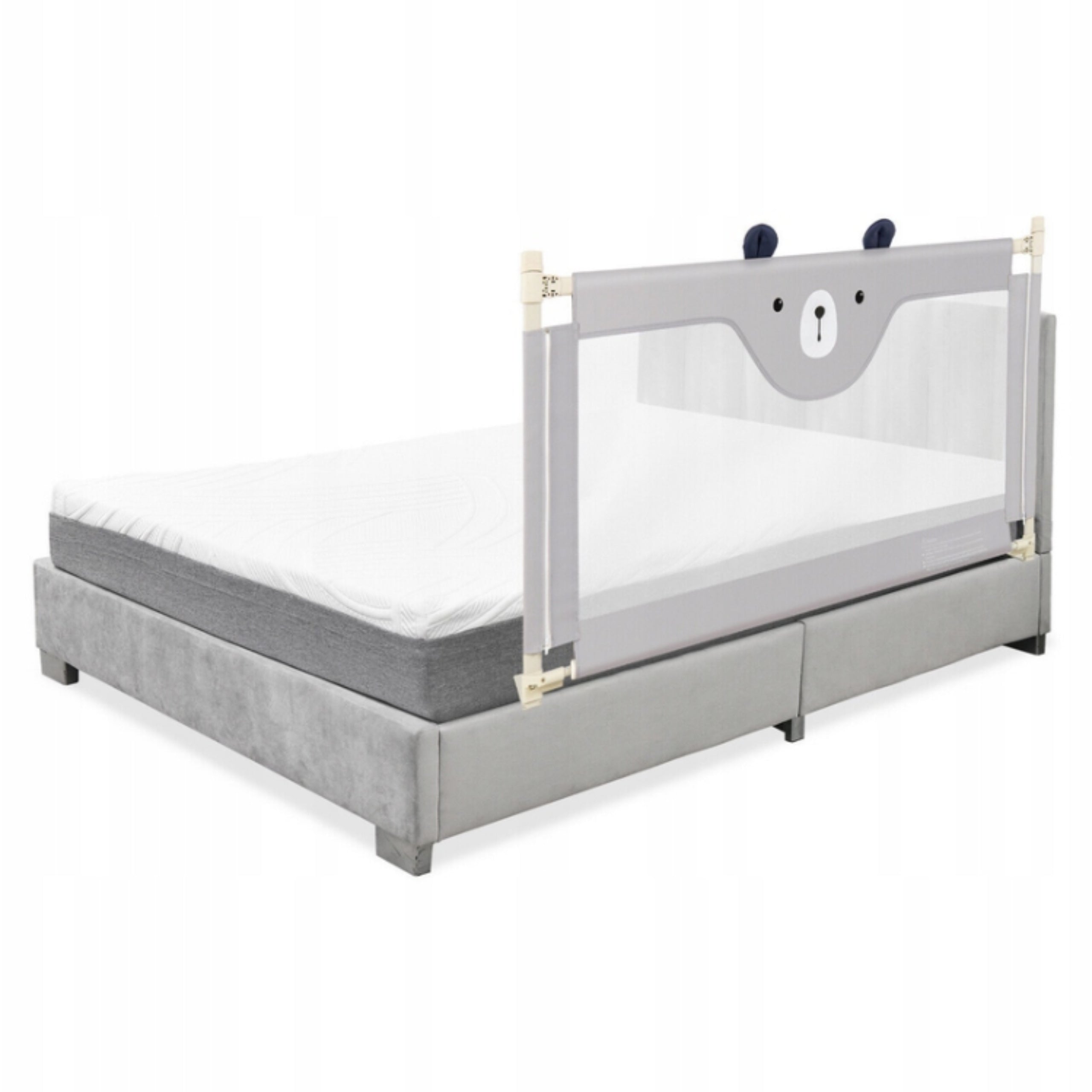 Protective Barrier For Safety Bed With Mesh Folding For Children Manufacturer code Barierka Ochronna Do Łóżka Z Siatką Dla Dziec