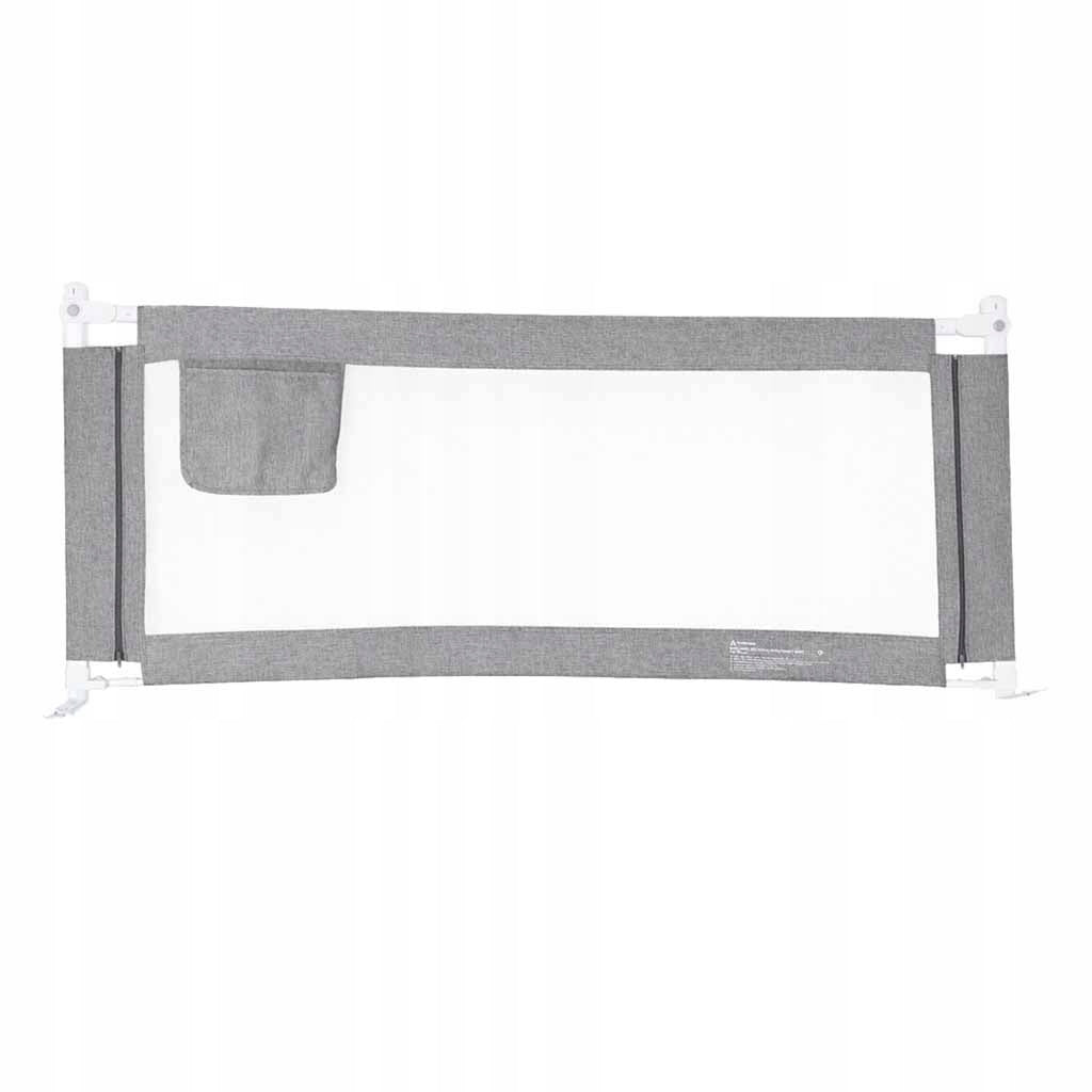 Protective Barrier for Bed Folding Safety Gate Grey 160 cm