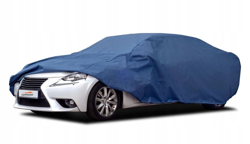 Protective Tarpaulin, Fits Car, Size XXL, ColorNavy, Line