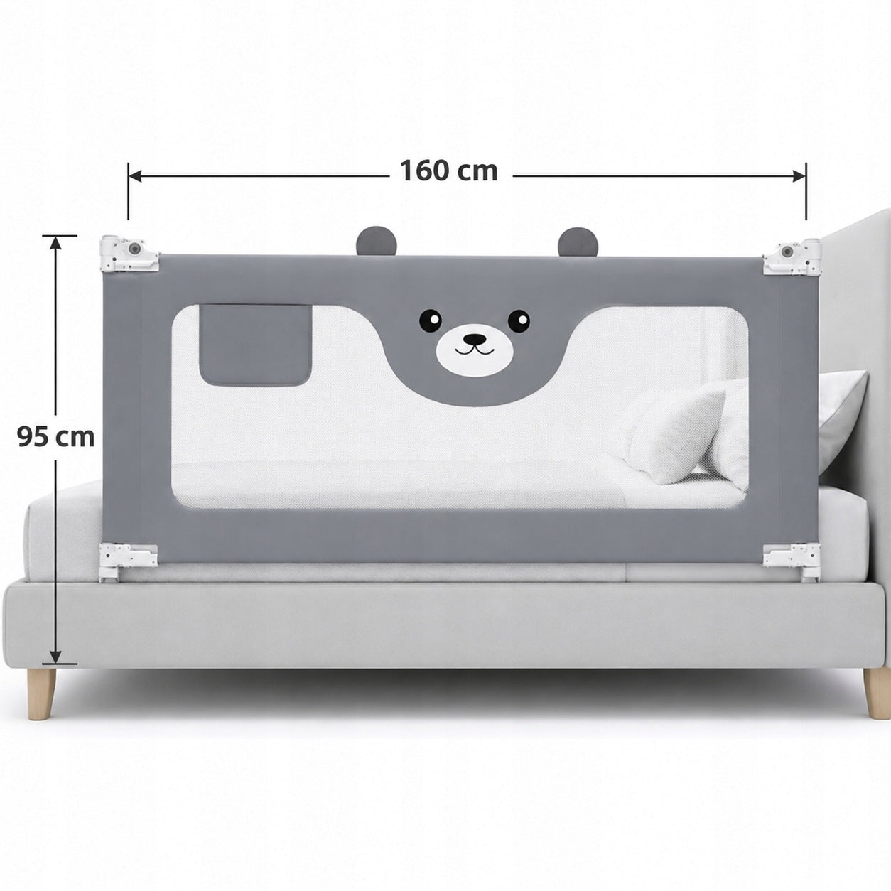 Protective barrier for bed 160 cm safety gate for a child Packaging status original
