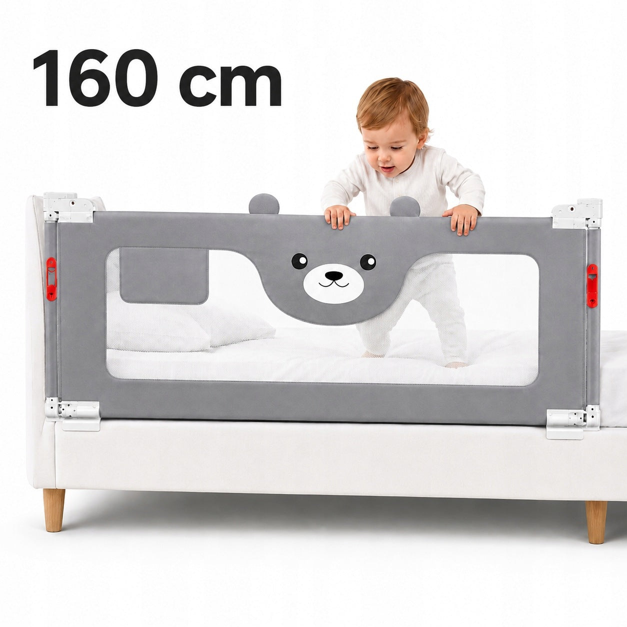 Protective barrier for bed 160 cm safety gate for a child