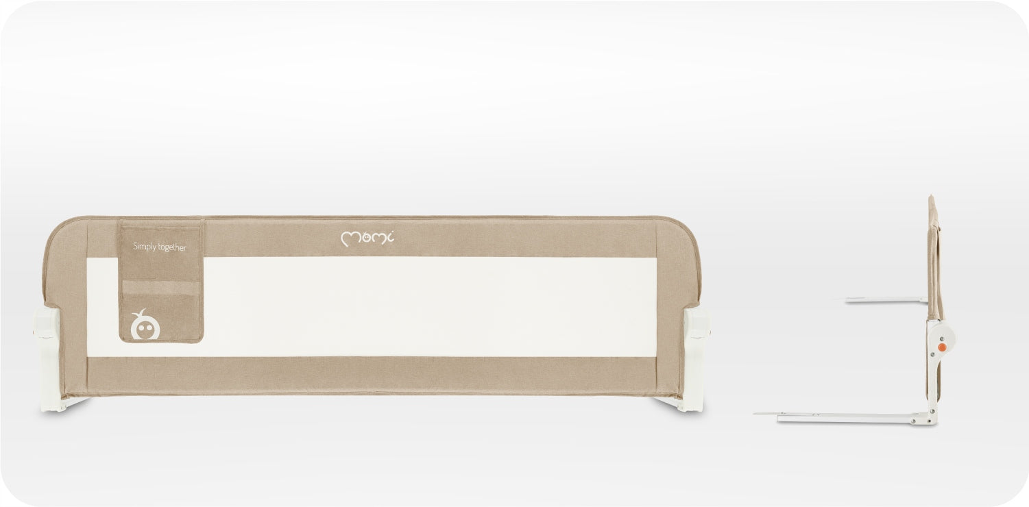 Protective barrier for bed - MoMi LEXI PLUS beige - safety gate Brand MoMi