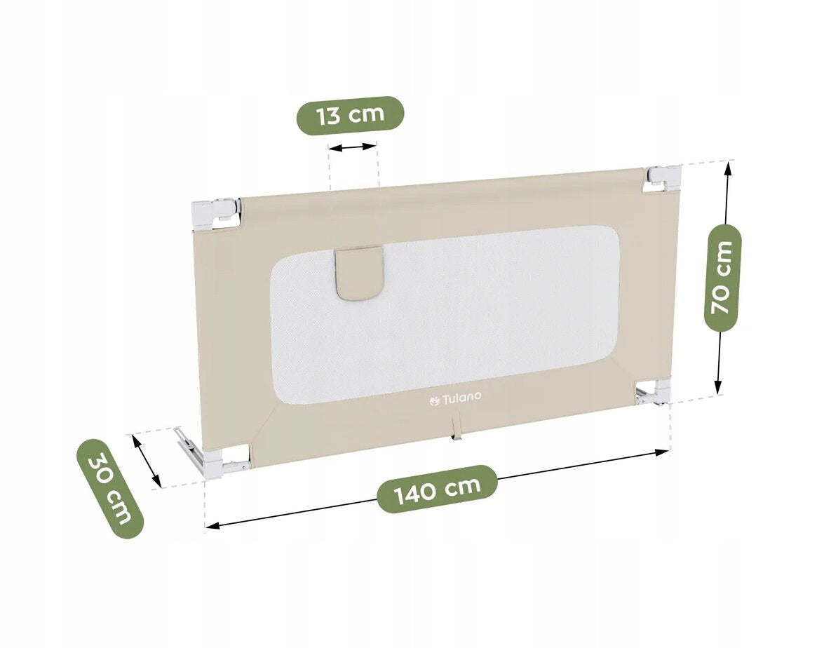 Protective barrier for bed TULANO Cover 44 Beige Brand TULANO