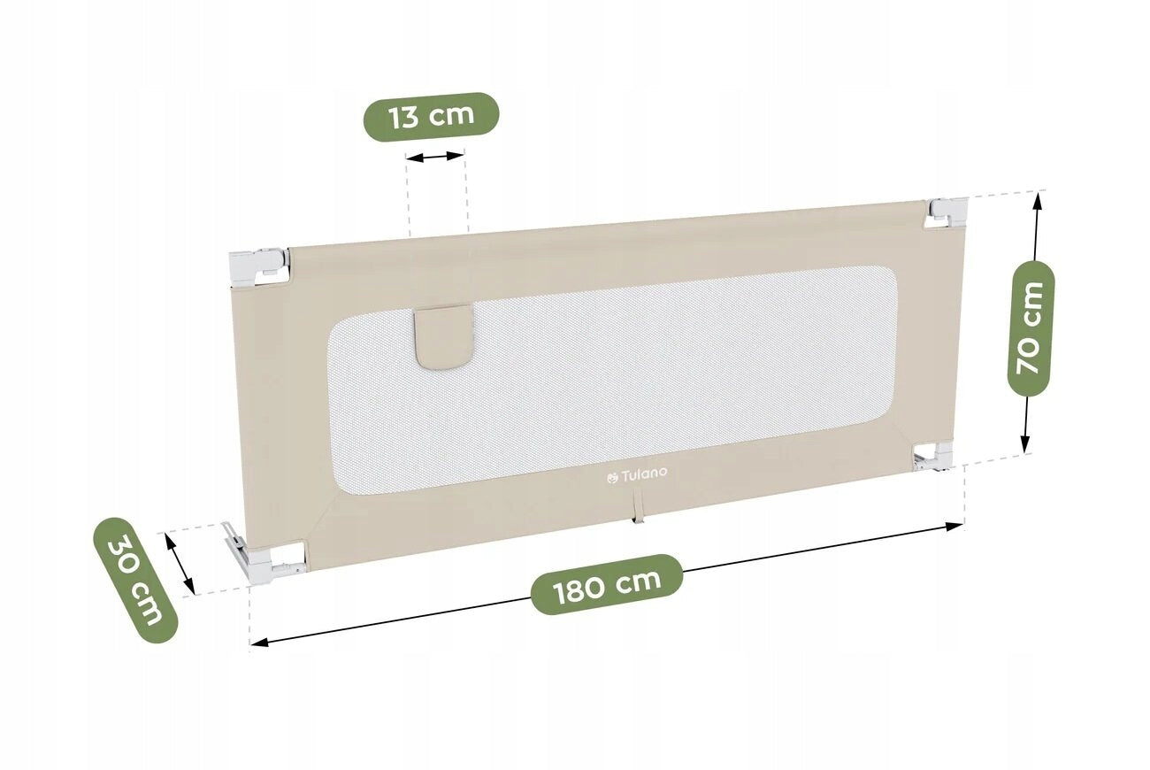 Protective barrier for bed TULANO Cover 48 Beige Brand TULANO