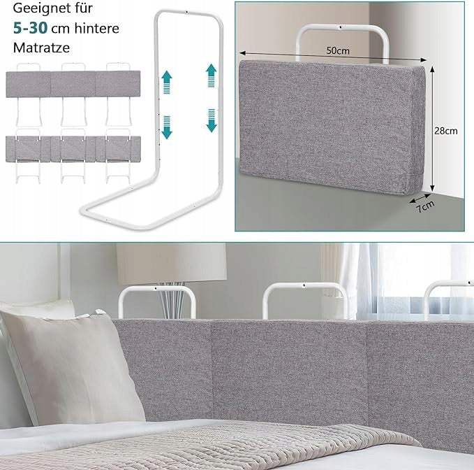 Protective barrier on bed 47*28*7cm 1 pc Lapchu Color gray
