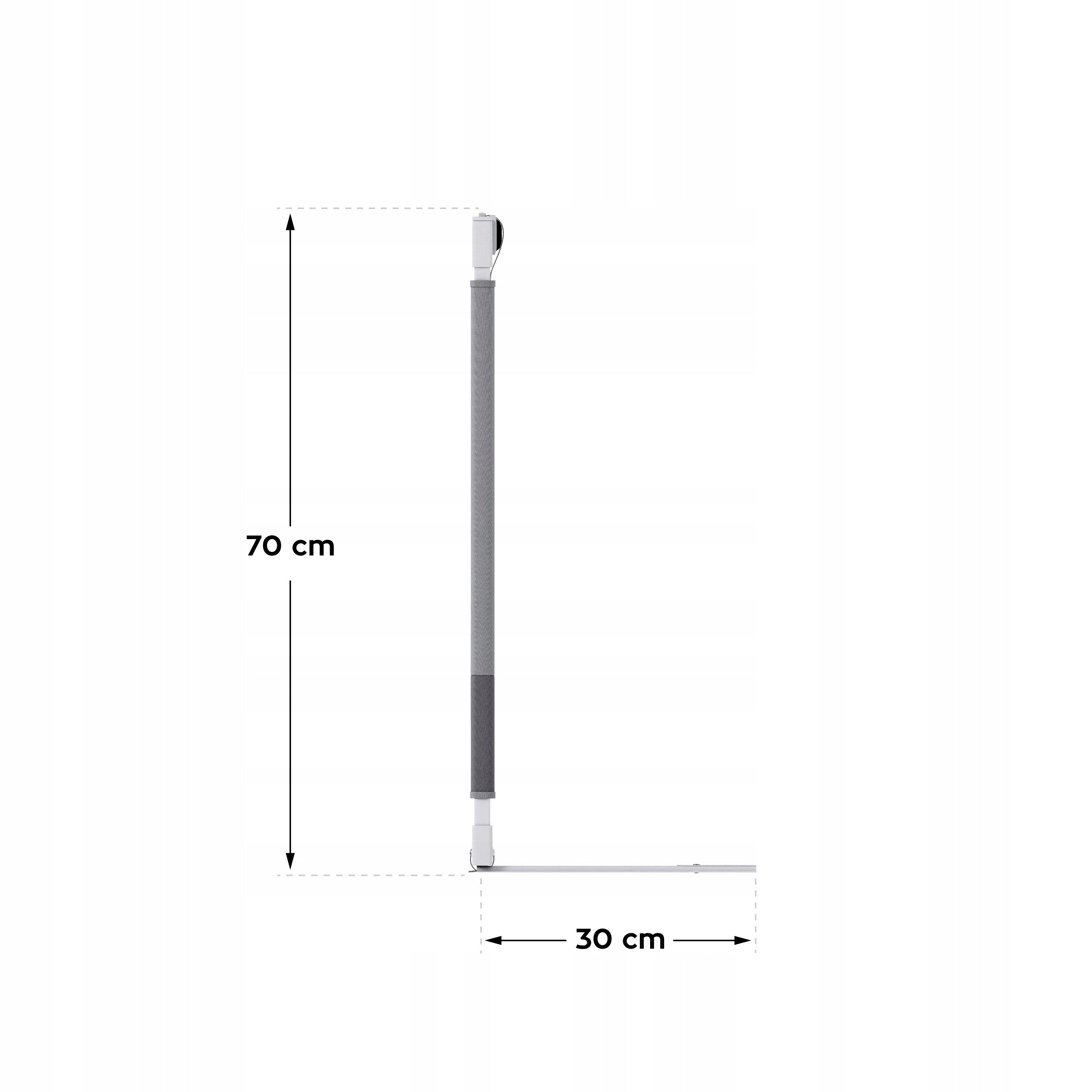 Protective bed barrier TULANO safety gate folding 140x70 cm Packaging status original