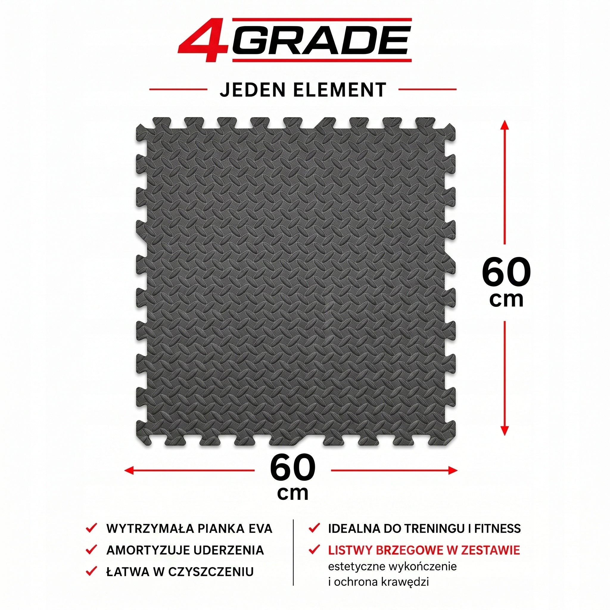 Protective mat for gym equipment fitness foam puzzle 180x120 6 pcs Packaging status original